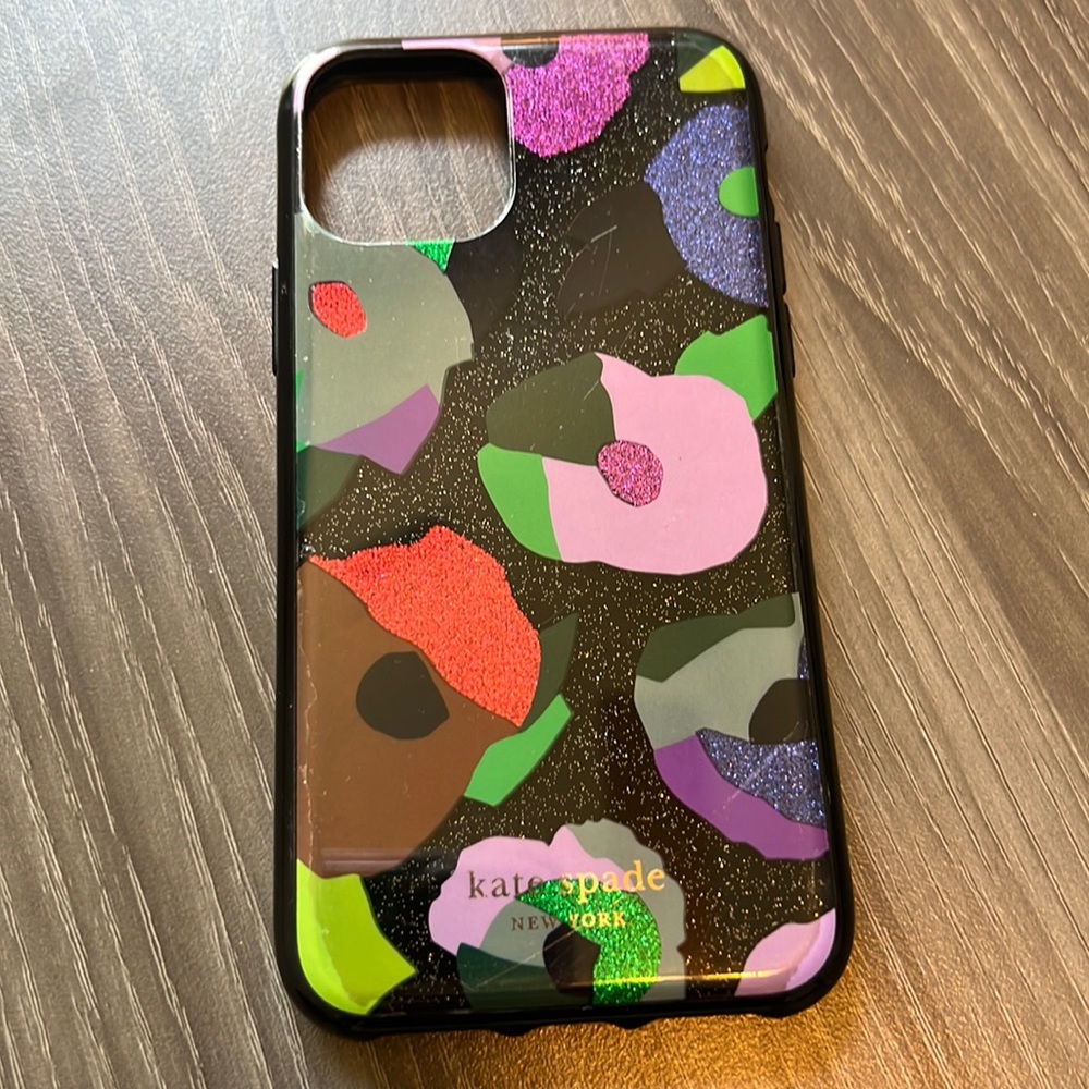 Kate Spade Glitter Floral Collage iPhone 11 Pro Case